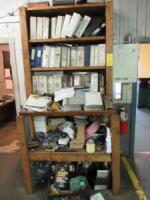 Wood Cabinet Includes Asst. Parts and Manuals