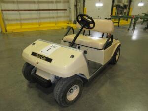 CLUB CAR GOLF CART WITH CHARGER, (NO. BO-S7)