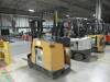 CATERPILLAR STAND UP FORKLIFT 36 VOLT MODEL 3000 POUND CAPACITY EC15KS-C30TT UNIT# 103 - 4