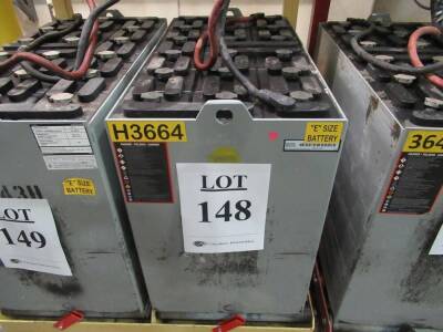 ENERSYS 36 VOLT 1000 A.H. FORKLIFT BATTERY 18 CELL MODEL 125P-17