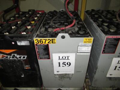 ENERSYS 36 VOLT 1000 A.H. FORKLIFT BATTERY 18 CELL MODEL 125P-17