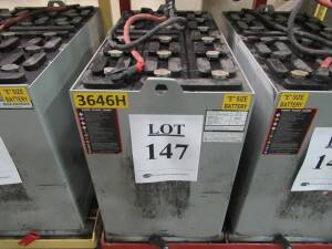 ENERSYS 36 VOLT 1000 A.H. FORKLIFT BATTERY 18 CELL MODEL 125P-17