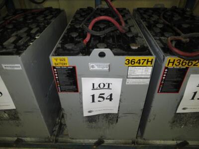 ENERSYS 36 VOLT 1000 A.H. FORKLIFT BATTERY 18 CELL MODEL 125P-17