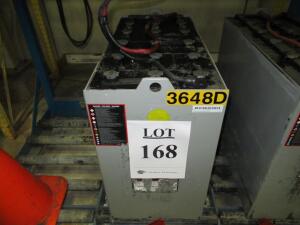 ENERSYS 36 VOLT 875 A.H. FORKLIFT BATTERY 18 CELL MODEL 125P-15