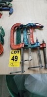 (4) RECORD 6inch C-clamps