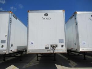 2013 GREAT DANE DRY VAN TRAILER 53' FOOT LONG VIN# 1GRAP0620DT576061 UNIT# 9108