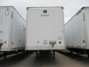 2013 GREAT DANE DRY VAN TRAILER 53' FOOT LONG VIN# 1GRAP0624DK226258 UNIT# 9131