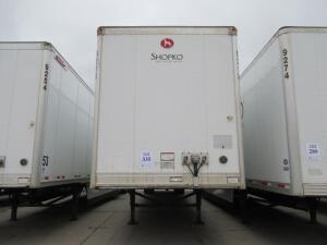 2013 GREAT DANE DRY VAN TRAILER 53' FOOT LONG VIN# 1GRAP062XDK226541 UNIT# 9218 (Please allow 3-4 week delivery. These titles will be Fedexed to the addresses of the registered buyer)