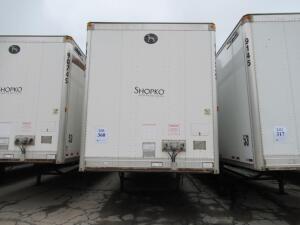 2009 GREAT DANE DRY VAN TRAILER 53' FOOT LONG VIN# 1GRAP06249T552577 UNIT# 9073S