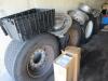 (LOT) ASST'D TRUCK AND TRAILER PARTS TIRES, RIMS, MIRRORS, HEADLIGHTS, DOORS, MATTRESS, MUD FLAPS, ETC. - 2