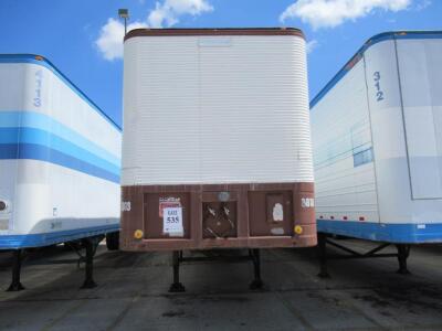 1973 FRUEHAUF DRY VAN TRAILER 48' FOOT LONG VIN# MAR418306 UNIT# 8018