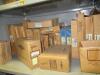 (LOT) RACK WITH CONTENTS BEARINGS, TURNOVER UNITS, PULLEYS, MOTORS, BUSHINGS, CAT PARTS - 9