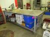 (LOT) ASST'D HANDTOOLS, WELDING STEEL TABLE, WORK TABLES, VISE, BANDERS, STORAGE CABINETS - 9