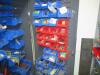 (LOT) CONTENTS OF WALL AND STORAGE CABINETS, TRANSFORMERS, CASTERS, STROBE, CROWN / CAT / RAYMOND PARTS, AIR CONTACTORS, ETC. - 4