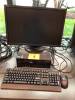 LENOVO THINKCENTRE PC W/INTEL CORE 2 DUO, NEC MULTISYNC EA221WM MONITOR