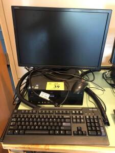 LENOVO THINKCENTRE PC W/INTEL CORE 2 DUO, NEC MULTISYNC EA221WM MONITOR