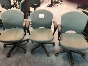 HARTER 3 SWIVEL CHAIRS