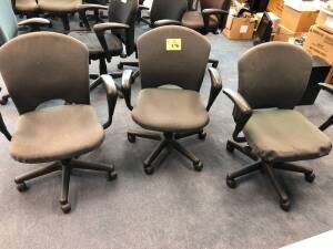 HARTER 3 SWIVEL CHAIRS