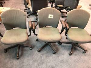 HARTER 3 SWIVEL CHAIRS