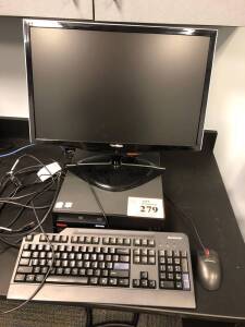 Lenovo ThinkCentre PC w/Pentium Dual Core, ViewSonic VX2262wm monitor