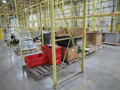 (LOT) ASST'D CONVEYOR PARTS, BELT, ROLLERS, MOTORS, LEGS, CHAIN, MATTS AND FURNITURE