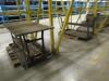 (LOT) CONTENTS OF RACKING, CAT LITTER, JIB, SAND, FORK EXTENSIONS, BOLTS, TABLES, PLASTIC ETC. - 13