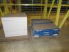 (LOT) CONTENTS OF RACKING, CAT LITTER, JIB, SAND, FORK EXTENSIONS, BOLTS, TABLES, PLASTIC ETC. - 17