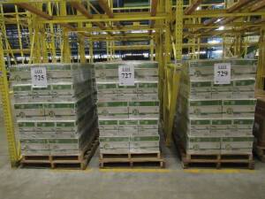 PALLET OF BOISE X9 8.5" X 11" INCH 20 POUND 92 BRIGHT MULTI USE COPY PAPER WITH 3-HOLE PUNCH TOTAL OF 200,000 SHEETS