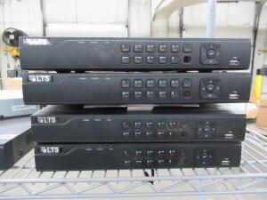 (20) LTS LTD8304-FT 4-CANNEL HD-TVI DIGITAL RECORDES WITH ASST'D MONITIR