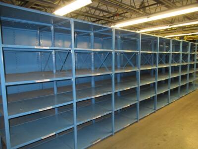 (98) SECTIONS OF SHELVING