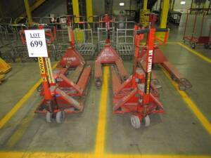 (10) ASST'D 4,500 POUND CAPACITY PALLET JACKS