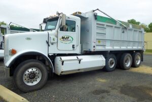 2015 Peterbilt 365 CNG Tri-Axle Axle Dump Truck w/16' J.J. Aluminum Dump Body & Cummins 400 Horse Power Engine