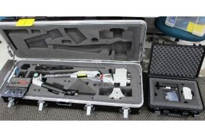 2017 ROMER 7300 ABSOLUTE ARM PORTABLE CMM, S/N 7320-6780-UC (LIKE NEW), W/HEXAGON HP-L-8. 9 LASER SCANNER AND POLYWORKS SOFTWARE (NEW COST $85,00...