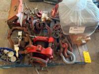 LOT: (5) Assorted Ridgid Cutters, 141 & 148-1 Dies on (1) Pallet