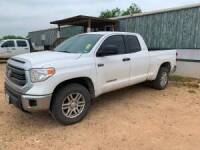 2015 Toyota Tundra Supervisor Truck, VIN 5TFUW5F16FX458980, Extended Cab 4-Door, 5.7 Liter Gas Engine, Automatic Transmission, 40/20/40 Cloth Seats, 123,571 miles LOCATED IN COTULLA, TX