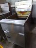 Pitco S/Steel Gas Double Basket Deep Fryer. (Located: Kildare)