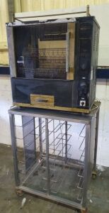 Barbeque King Rotisserie Oven on S/Steel Tray Stand. (Located: Cork)