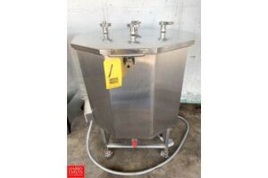 Micro Dairy Design 100 Gallon S/S Vat Pasteurizer - Rigging Fee: $25