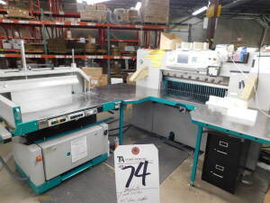 Perfecta mod. 115TVC, 45" Prog. Paper Cutter