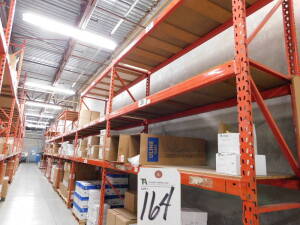 Sec. Pallet Racking, 36"D x 114"L x 12'T