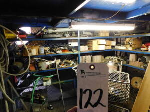 (Lot) Can Conveyor Parts & Misc. Contents