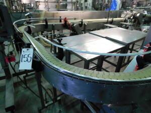 (Lot) S.S. Can Conveyor, 9' x 7"W & 9' x 4'W