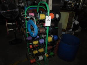 (Lot) Electrical Wire w/ Cart