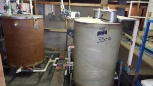 (Lot) Fiberglass Brine Tanks w/ S.S. Lids