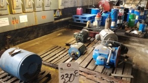 (Lot) Motors, 100hp, 50hp, 40hp