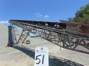 Latis Radial Stacking Conveyor, Approx. 36" x 100'