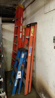 (Lot) Step Ladders, 8', 6', 4'