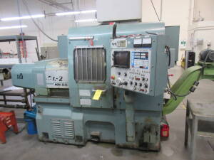 Mori Seiki Model SL-2 CNC Lathe, S/N 1305, 22.4" Swing Over Bed, 15.7" Swing Over Front Cover, 13.8" Swing Over Cross Slide, 16.0" Max. Turning Length, 6.3" X-Axis, 16.1" Z-Axis, 3.03" Spindle Bore, 4,000-RPM Max. Spindle Speed, 20-HP Main Spindle Drive, 