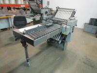 Baum 2020 1st Station Folder Model 1320C-3-8PG-3, S/N 131 LI 0096, with Pile Feed