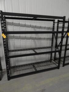 Husky Steel Shelves, NSF Certified, 8000Lb Capacity<br> 78" x 24" Uprights<br> 77" x 2-3/4" Cross Beams<br> Wire Decking<br><br />